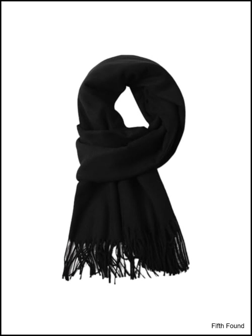 Oversized Soft Warm Winter Scarf Shawl Wrap with Tassels